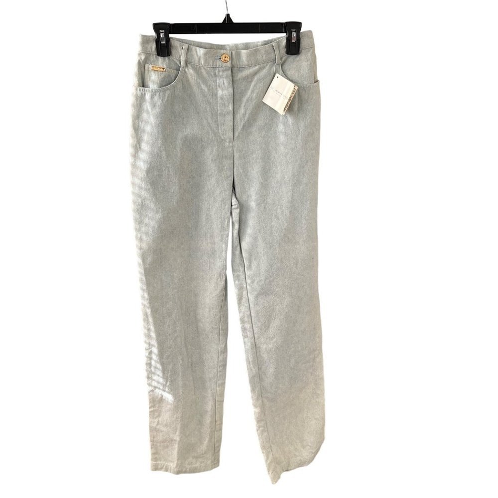 St. John Sport Vintage Deadstock NWT Chambray Jeans Size 8